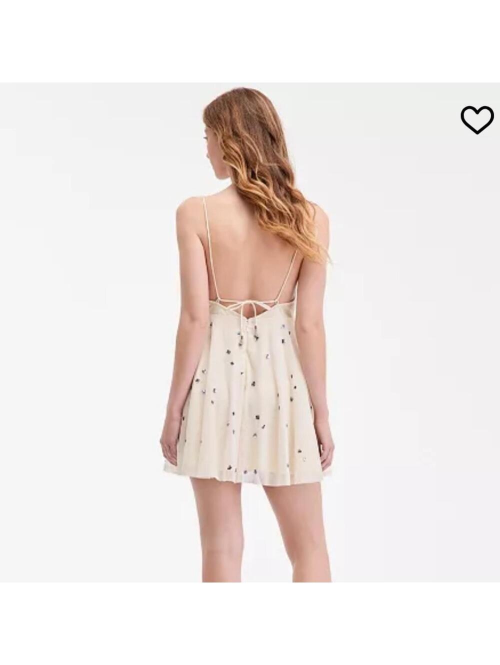 FREE PEOPLE Noel Shine Mini Dress Size L #1387 - Picture 5 of 8